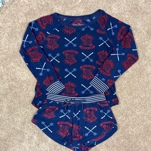 Harry Potter sleepwear polyester sm top xs bottom